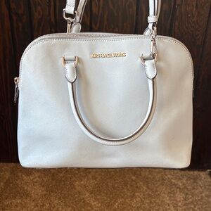 Michael Kors Cream Satchel Bag